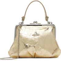 Vivienne Westwood Gold Granny Frame Bag