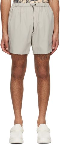 WOOYOUNGMI Gray Drawstring Shorts