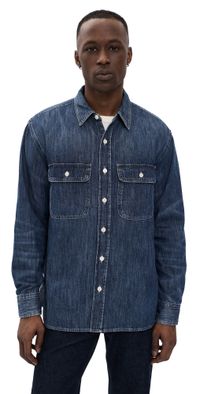 Madewell Denim Light Wash Button Down Benfield XXL