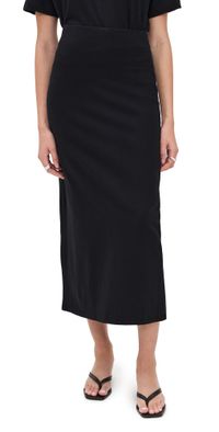 Z Supply Gail Midi Skirt True Black L