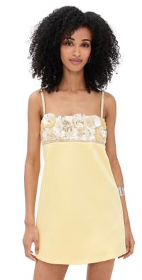Retrofête Lark Embroidered Dress Yuzu L