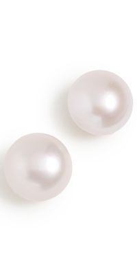 SHASHI Grande Essential Pearl Studs Pearl One Size