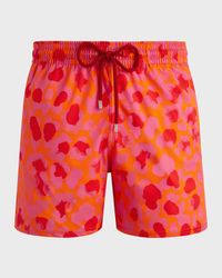 Men's New Leopard Swim Shorts