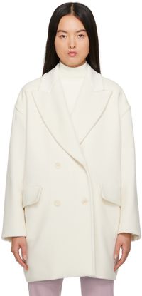 Max Mara Manteau Meana blanc