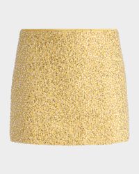 Ecenia Sequined Mini Skirt