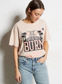 Newtone - Tee-shirt oversize en coton sérigraphié - Taille 2 - Gris