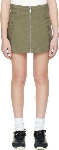 Off-White Kids Khaki Bookish Cargo Skirt