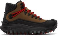 Moncler Bottes Trailgrip brun et noir en GORE-TEX