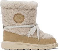 Canada Goose Bottes isolées Demma beiges en peau retournée