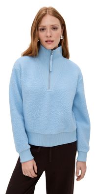 Varley Jaylin Half Zip Fleece Glacier Blue M