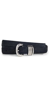 Madewell Metal Keeper Belt in Suede Juniper Berry Suede S