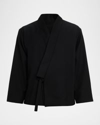 Men's Wool Kimono Jacket
