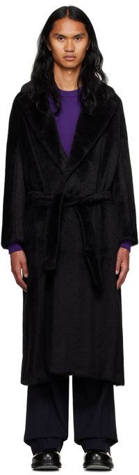 Max Mara Black Oversized Coat
