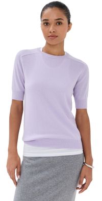 LISA YANG Kenza Cashmere Sweater Lavender Dew 1