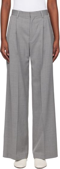 Filippa K Gray Darcey Wool Trousers