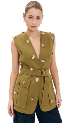 Ulla Johnson Twyla Vest Lichen M