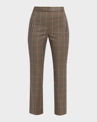 Arte Slim Plaid Pants