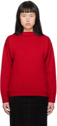 TOTEME Red Vented Sweater