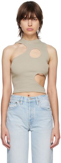 Rombaut SSENSE Exclusive Tan Cell Tank Top