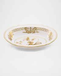 Oriente Italiano Aurum Deep Oval Serving Bowl