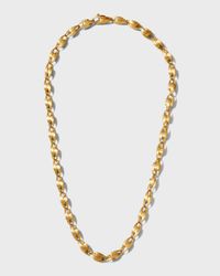 Lucia 18K Short Small Link Necklace, 17.25"L