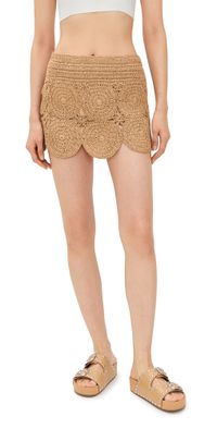 SIMONMILLER Beep Beep Mini Skirt Natural L