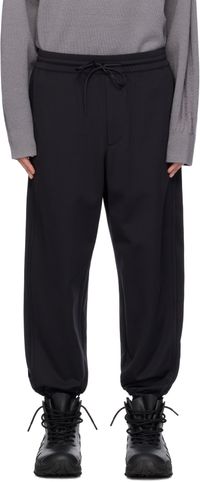 Y-3 Black Cuffed Track Pants