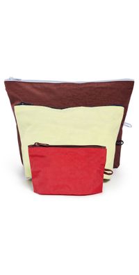 BAGGU Go Pouch Set Kaleidoscope Mix Kaleidoscope Mix One Size