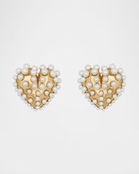 Pearly-Set Stud Earrings