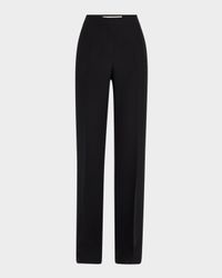 Saint Marks Straight Wool-Silk Pants
