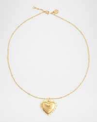 Heart Large Locket Necklace