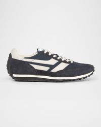 Men's Mick Tech Fabric and Suede Sneakers