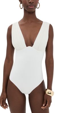 Zimmermann Awaken Gathered One Piece Ivory 3
