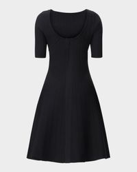 The Donna Pointelle-Knit Dress
