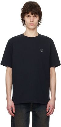 Maison Kitsuné Black Bold Fox Head Patch Comfort T-shirt