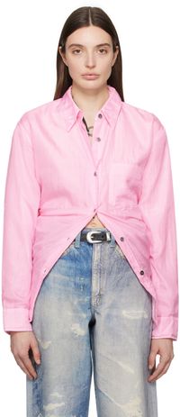 OUR LEGACY Pink Apron Shirt