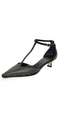 AEYDE Liz Mini Studs Nappa Leather Heels Black 39.5