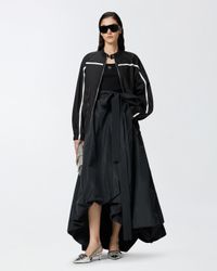 Pinko - Jupe ample avec nœud - Taille 44 - Noir