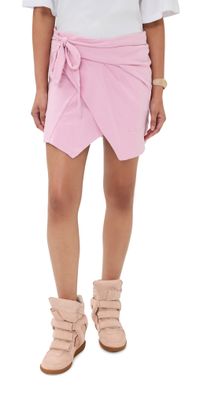 Isabel Marant Berenice Wrap Skirt Pale Pink XL
