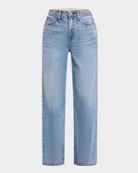 Featherweight Logan Mid-Rise Wide Jeans