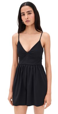 Susana Monaco String V Romper Black XS