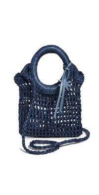 Manebi Net Bag Crossbody Bag Vintage Navy One Size