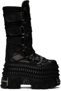 VETEMENTS Bottes Tower noires édition New Rock