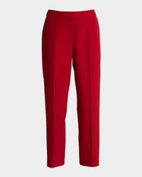 Poumas Straight Leg Wool Trousers