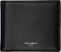 Dolce&Gabbana Black Calfskin Bifold Wallet