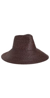 Janessa Leone Colette Straw Hat Chocolate S
