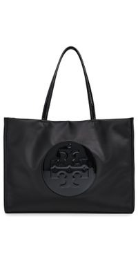 Tory Burch Ella Patent Tote Black One Size