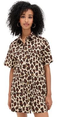 LE BOP Utility Dress Leopard L