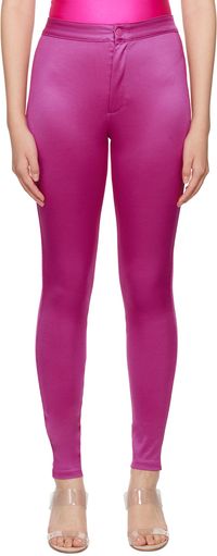 SKIMS Pink Disco Trousers