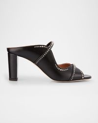 Norah Nappa Leather Dual-Strap Mule Sandals